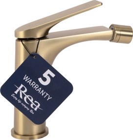 Rea Avalon, bidetová batéria h-165, zlatá matná, REA-B2701