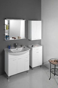 Aqualine Aqualine, ZOJA/KERAMIA FRESH skrinka horná 50x76x23cm, biela, 51302
