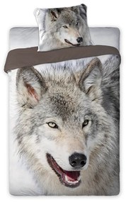 Bavlnené detské obliečky WOLF 140x200cm