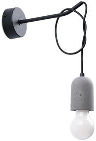 Sollux Sollux SL.1163 - Nástenná lampa NESO 1xE27/15W/230V betón SLX0959