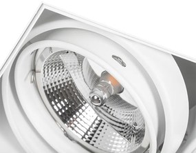 Sada 6 zapustených bodových svetiel biela GU10 AR111 bezrámikové 2-svetlá - Oneon