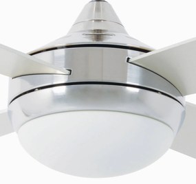 Ventilátor Icaria L so svetlom hliník/sivá/javor