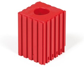 Plastový box pre upínač nástroja CAPTO C3, modul 5x5, 1 dutina, červená