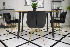 Set štyroch jedálenských stoličiek NEST čierne (4ks)