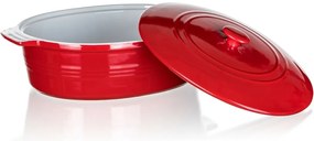 Banquet Forma zapekacia oválna s pokrievkou Culinaria Red 3,6 l, 3,6 l