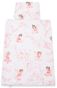 Obojstranný Set z Velvet a bavlny do kočíka New Baby Víly