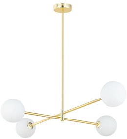 TK-Lighting - Vysoká stropná lampa  Sarius Gold 4