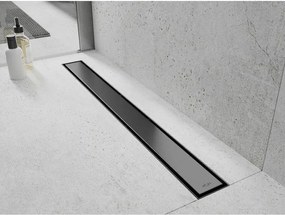 Mexen Flat 360° M13 sprchový žľab 2v1, 60 cm, brúsený grafit, 1E10060-40