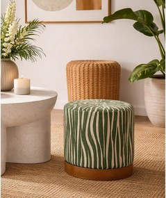 Zelený taburet Savana – Mauro Ferretti