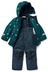 2-dielna detská zimná súprava, hviezdy