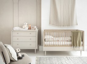 Pinio Detská postieľka Petite 140 x 70 cm - béžová / buk