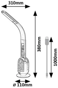 Rabalux FIGEN LED stolná lampa 74230