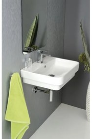 Isvea - Umývadlo na dosku SOTT AQUA 48x42 cm keramika/biela