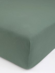 Jersey plachta s elastanom Deluxe 220 × 200 cm – olivová
