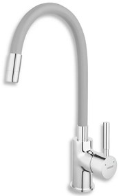 Ferro Drezy - sada granitový drez + flexi batéria Ferro Zumba BZA4B, 1-komorový 780x480 mm, šedá, DRGM48/78GA-SET1-PL