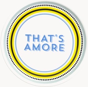 Ručne vyrobený tanier na pizzu Guest