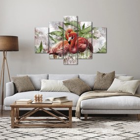 Obraz - Plameniaky (150x105 cm)