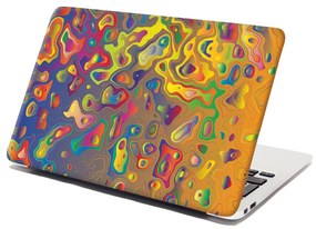 Sablio Samolepka na notebook Farebné škvrny - 29x20 cm