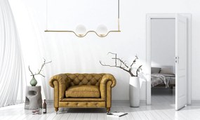 Toolight Toolight, Stropné svietidlo 2xE27 APP981-2CP, zlatá, OSW-05418