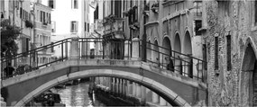 Obraz - Pohľad na Benátky (120x50 cm)