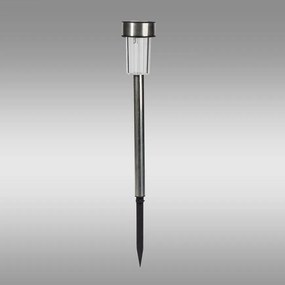 Solárna lampa Stal VO0814 Chrome