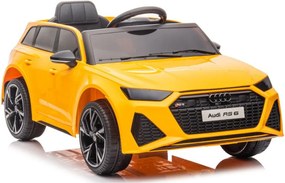 LEAN CARS Audi RS6 Batéria Vozidlo BRD-2118 Žltá