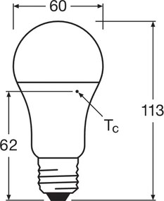 SADA 10x LED Žiarovka CLASSIC A75 E27/10W/230V 4000K - Osram