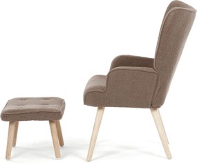 Relaxačné kreslo s podnožou AK-319 Farba: Hnedá