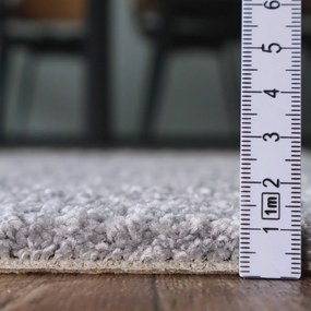 Condor Carpets, Metrážny koberec Bali 073, na mieru, šíře 4m, šedá, filc, detská izba