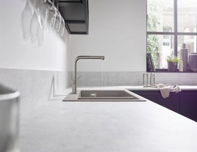 Hansgrohe M54, drezová batéria Talis s výsuvnou koncovkou, sBox, vzhľad nerezový, HAN-72809800