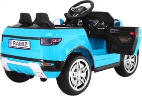 Ramiz Elektrické autíčko Rapid Racer pre deti - modré SUV + diaľkové ovládanie
