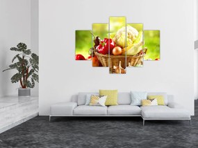 Obraz - Zelenina (150x105 cm)