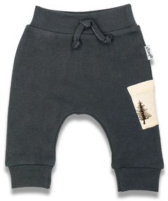 Dojčenské bavlnené tepláčky Nicol Bambi sivá, vel. 56 (0-3m)