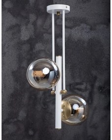 Závesné svietidlo so skleneným tienidlom ø 15 cm Libra – Squid Lighting