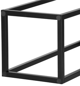 Kvetináč so stojanom 100 cm – čierny SPRINGOS BOLD GA0189