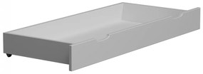 Borovice šuplík pod postel 150 cm masiv bílý | AMI Nábytok
