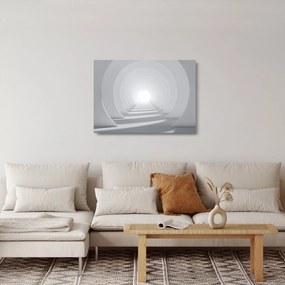 Sklenený obraz - 3D tunel (70x50 cm)