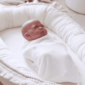 Hniezdo pre bábätko Boho vanilka