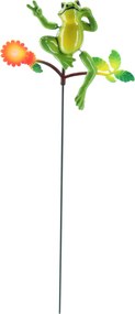 OZDOBA NA KÔLIK DO KVETINÁČA / ZÁHRADY – ŽABA  12 CM / 50 CM *5290