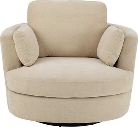 Béžové kreslo Swivel - 100*109*89cm