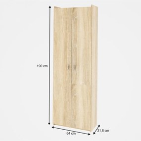 Tempo Kondela Policová skriňa, dub sonoma, NATALI typ2