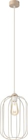 Luster na lanku DESTELLO 1xE27/15W/230V priemer 21 cm béžový