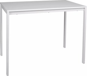Jedálenský stôl Mario 100 cm biely
