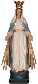 Nepoškvrnená Panna Mária s korunkou a lúčmi