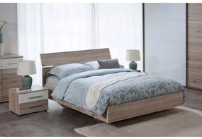 SYDNEY posteľ - 160x200 cm, dub bergamo