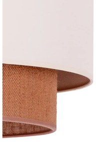 Duolla - Luster na lanku BOHO 2xE27/15W/230V béžová/hnedá