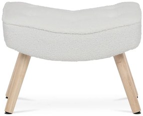 Autronic BONTEC Podnožka, sivá látka, AK-309P GREY2 Farba: Biela