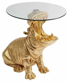 Rhino príručný stolík zlatý Ø48 cm