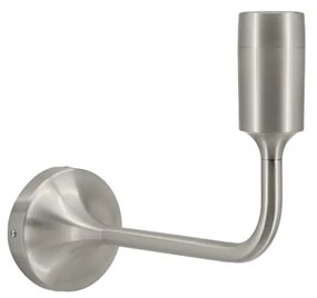 Kovové nástenné svietidlo bez tienidla v striebornej farbe Santé – UMAGE