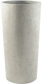 Grigio vase tall M Antique white concrete 36x68 cm